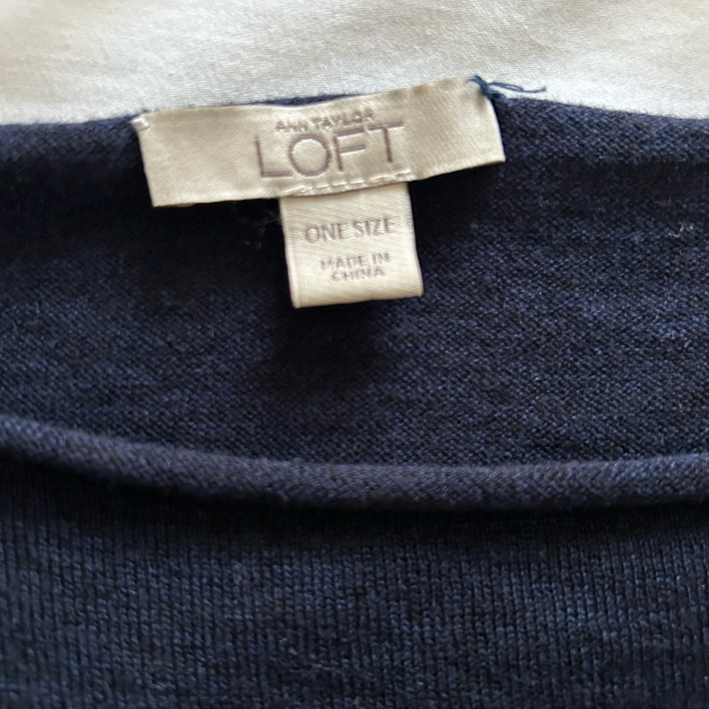LOFT Colorblock Poncho - Picture 6 of 7